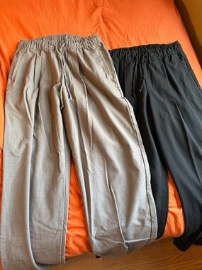 Old Navy Women’s Set of 2, XS Billie Pants - Gray and Black
